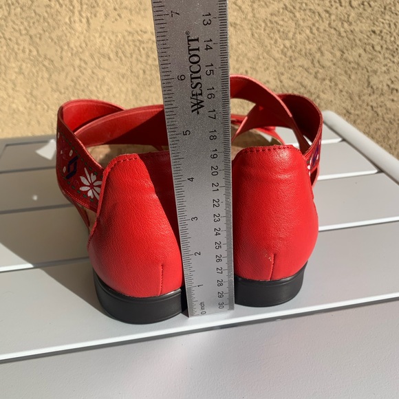 Alegria red sandals elastic straps size 10.5-11 ( European 41) - Picture 5 of 13